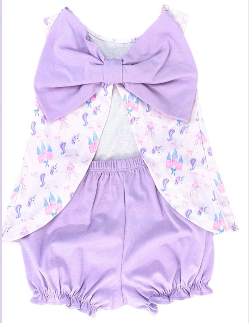 Unicorn Knit- Lottie Banded Short Set online