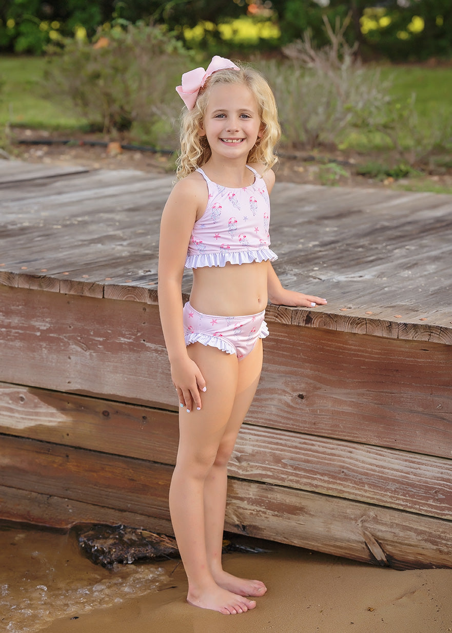 Lila Two Piece Swim, Jellyfish
