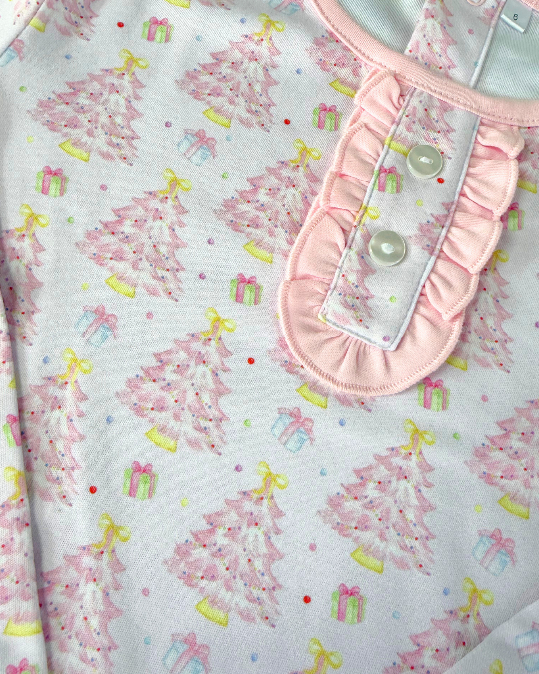 Christmas Tree Jammies- Girls Gown