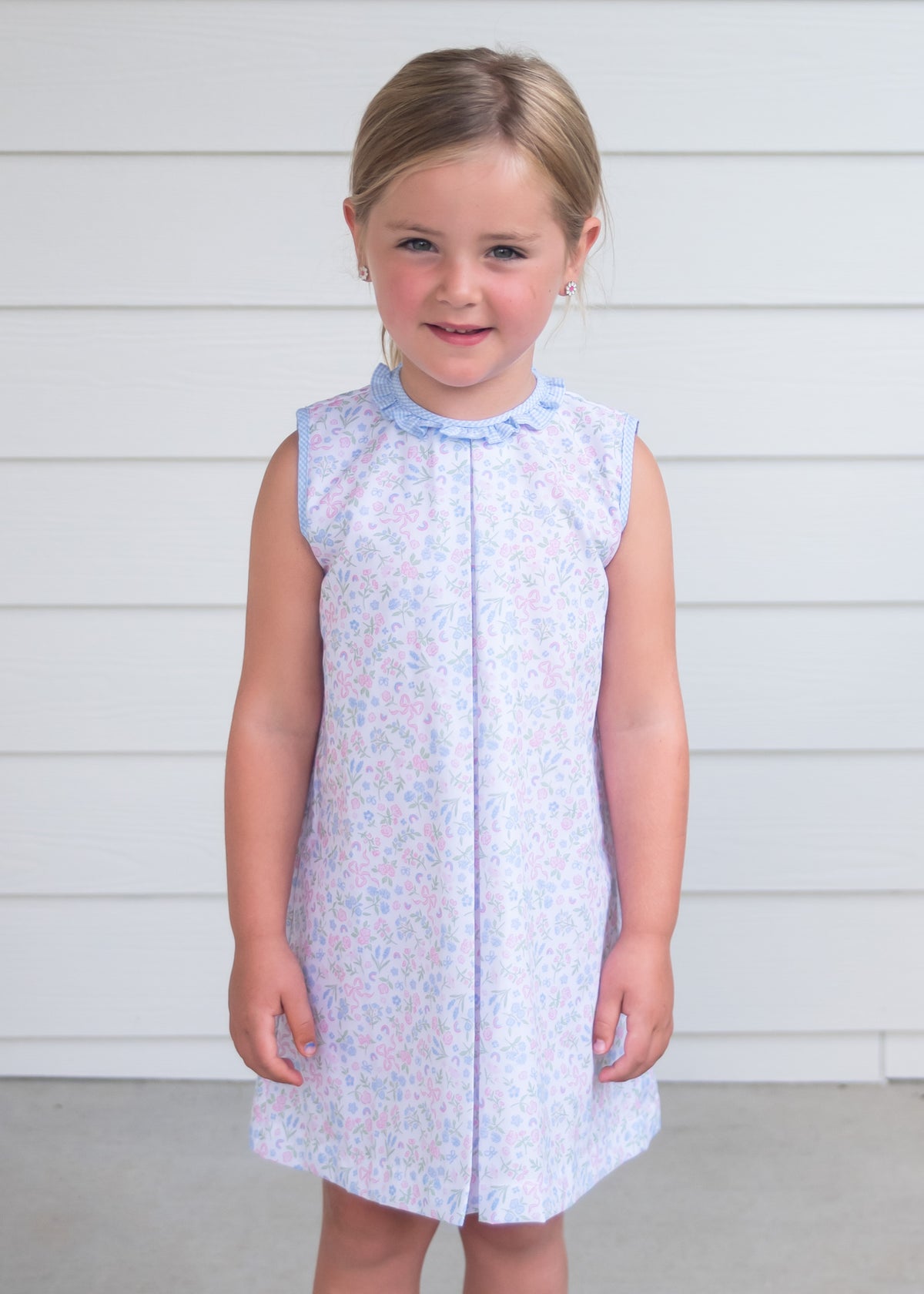 Penny Pleat Dress, Blossoms and Bows