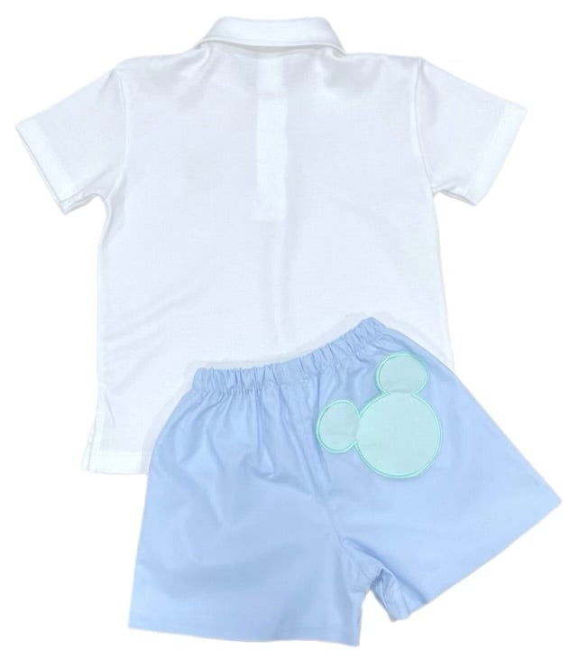 Conrad Short Set, Mint Mouse-Dreamers Collection