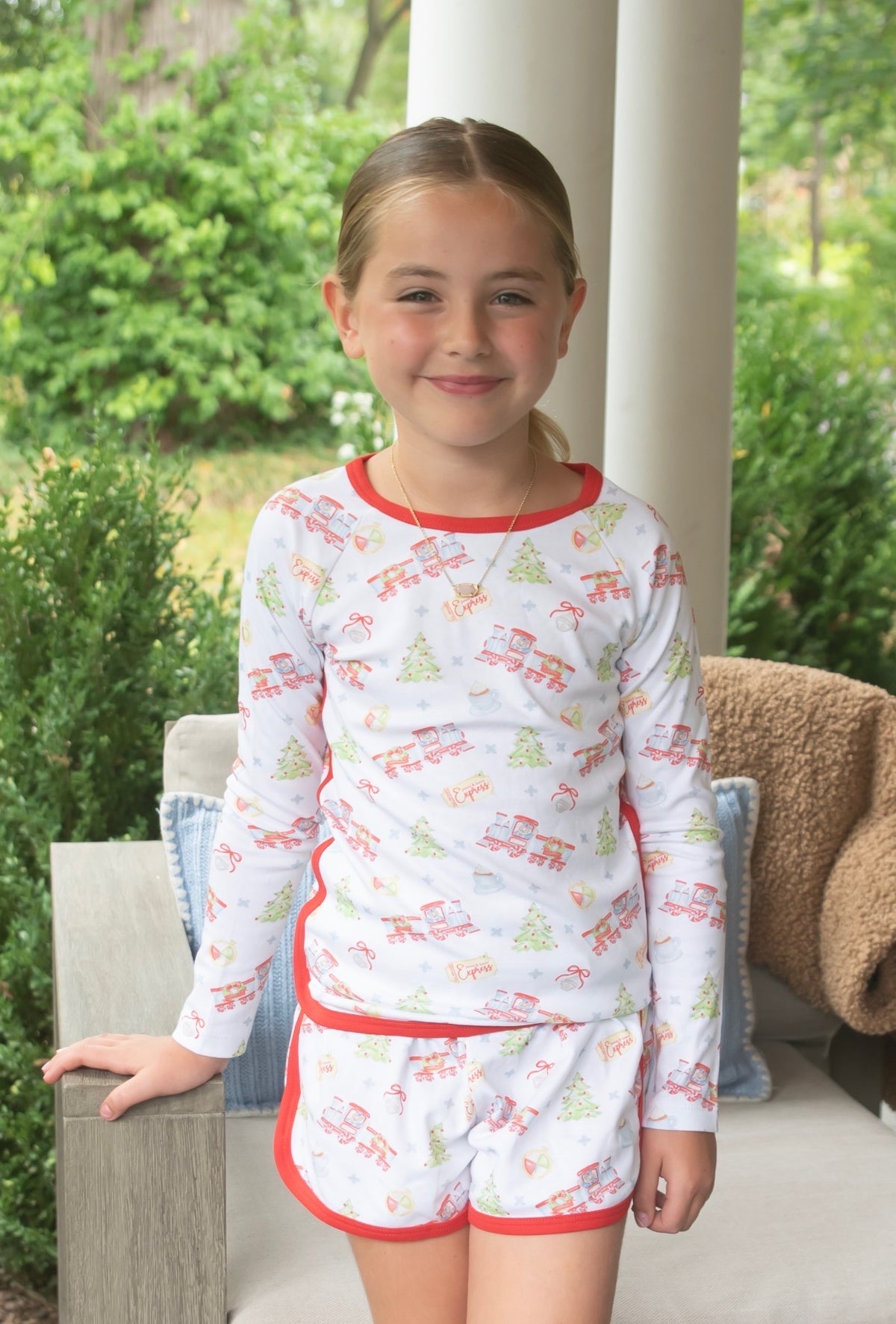 Lottie Express- Long Sleeve, Shorts Lounge Set