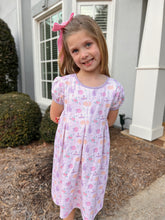 Penny Pleat Dress Without Collar, Halloween Pima Knit