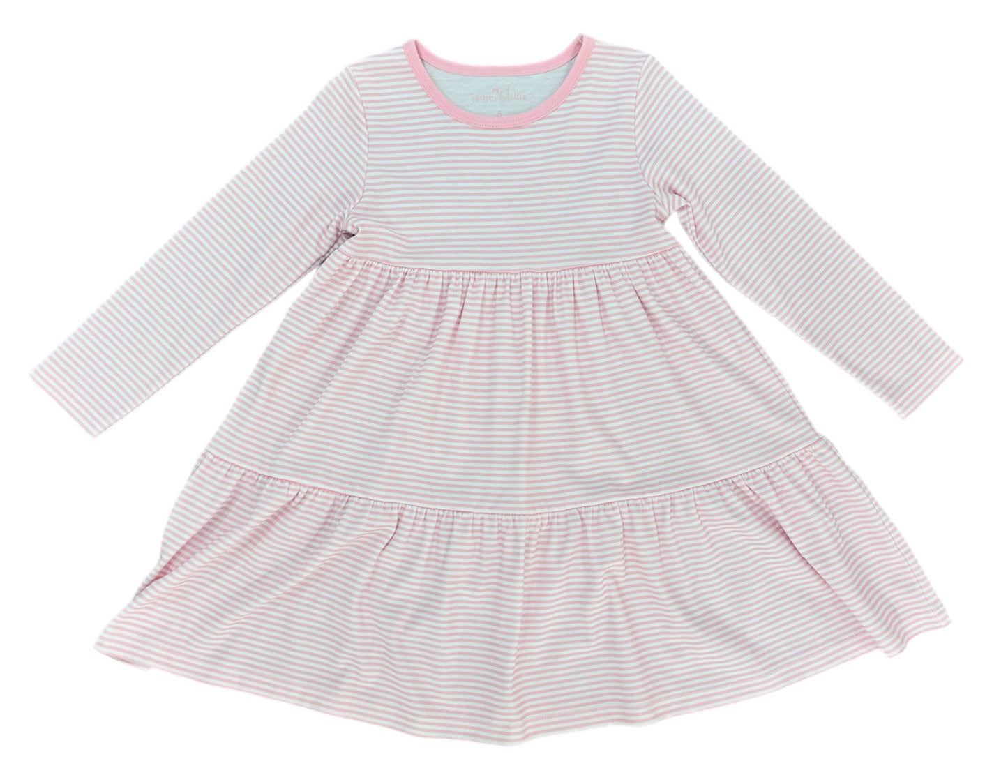 Basics Brynn Knit Dress, Pink Stripe