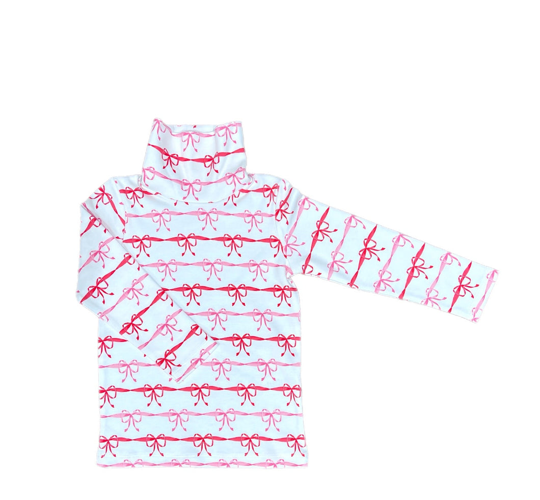 Sara Turtleneck, Bow Pima Knit