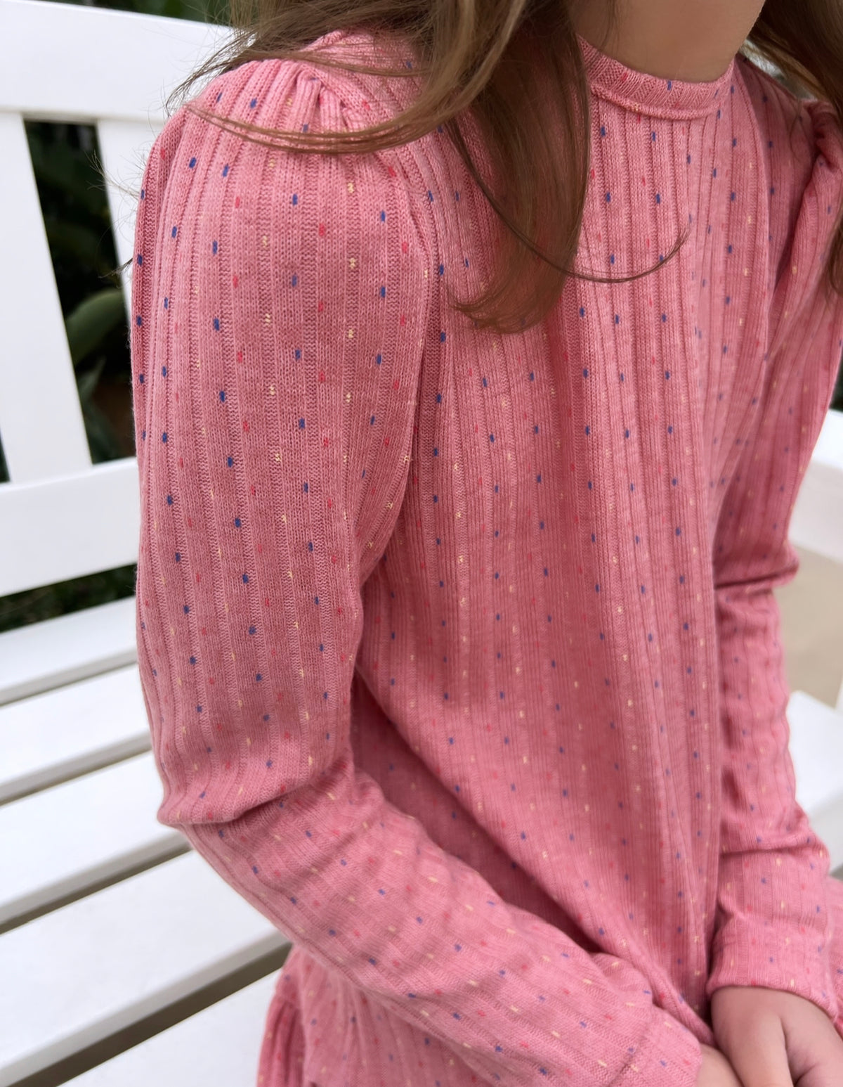 Cable Knit Dress, Multicolor