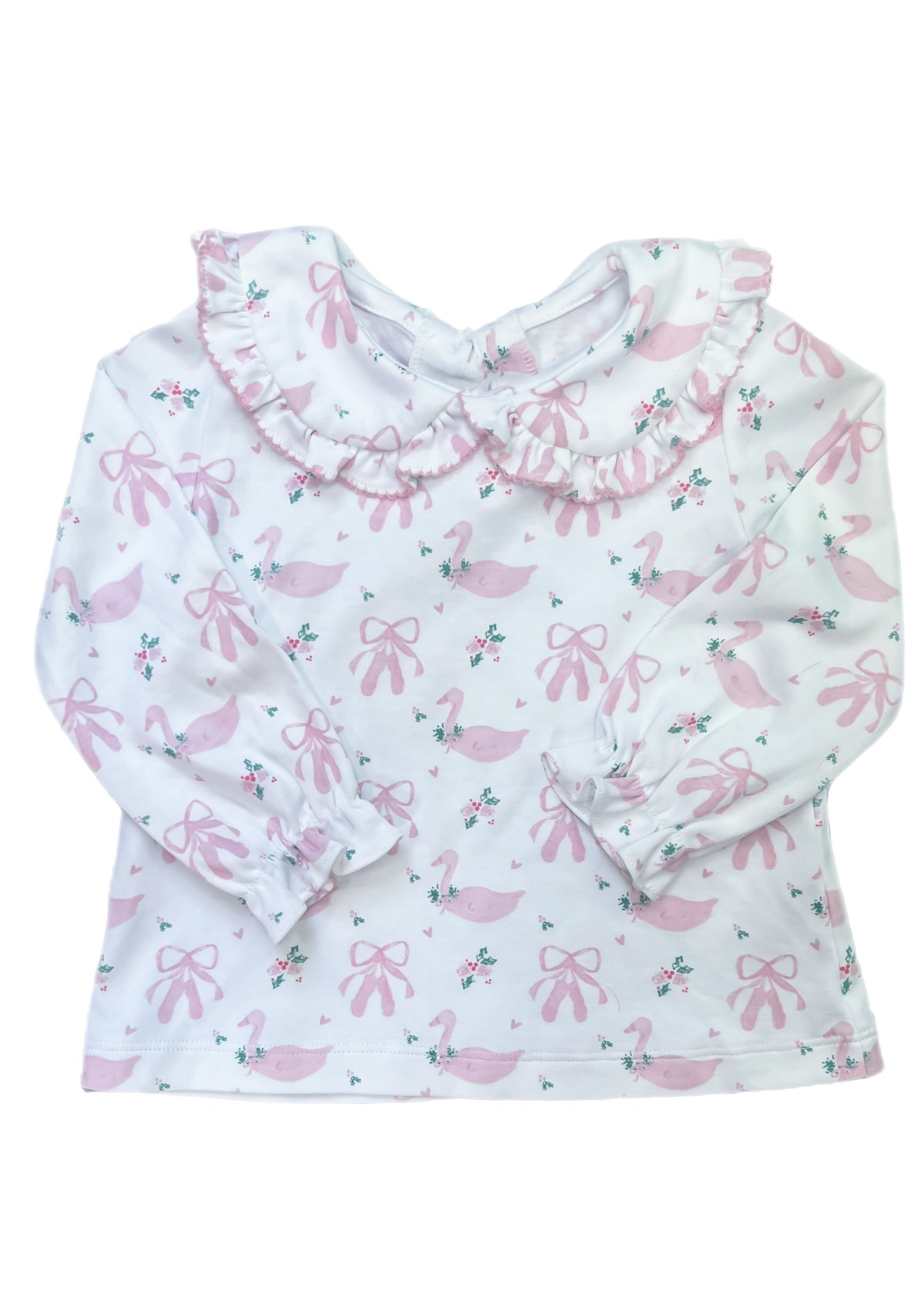 Pima Peter Pan Top, Swan
