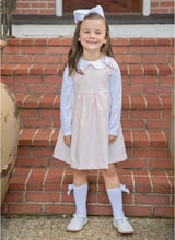 Pima Peter Pan Collar Top, White