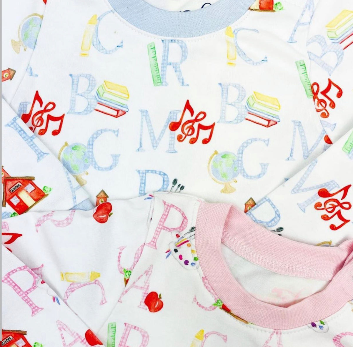 Boys Two-Piece Jammies, ABC Knit