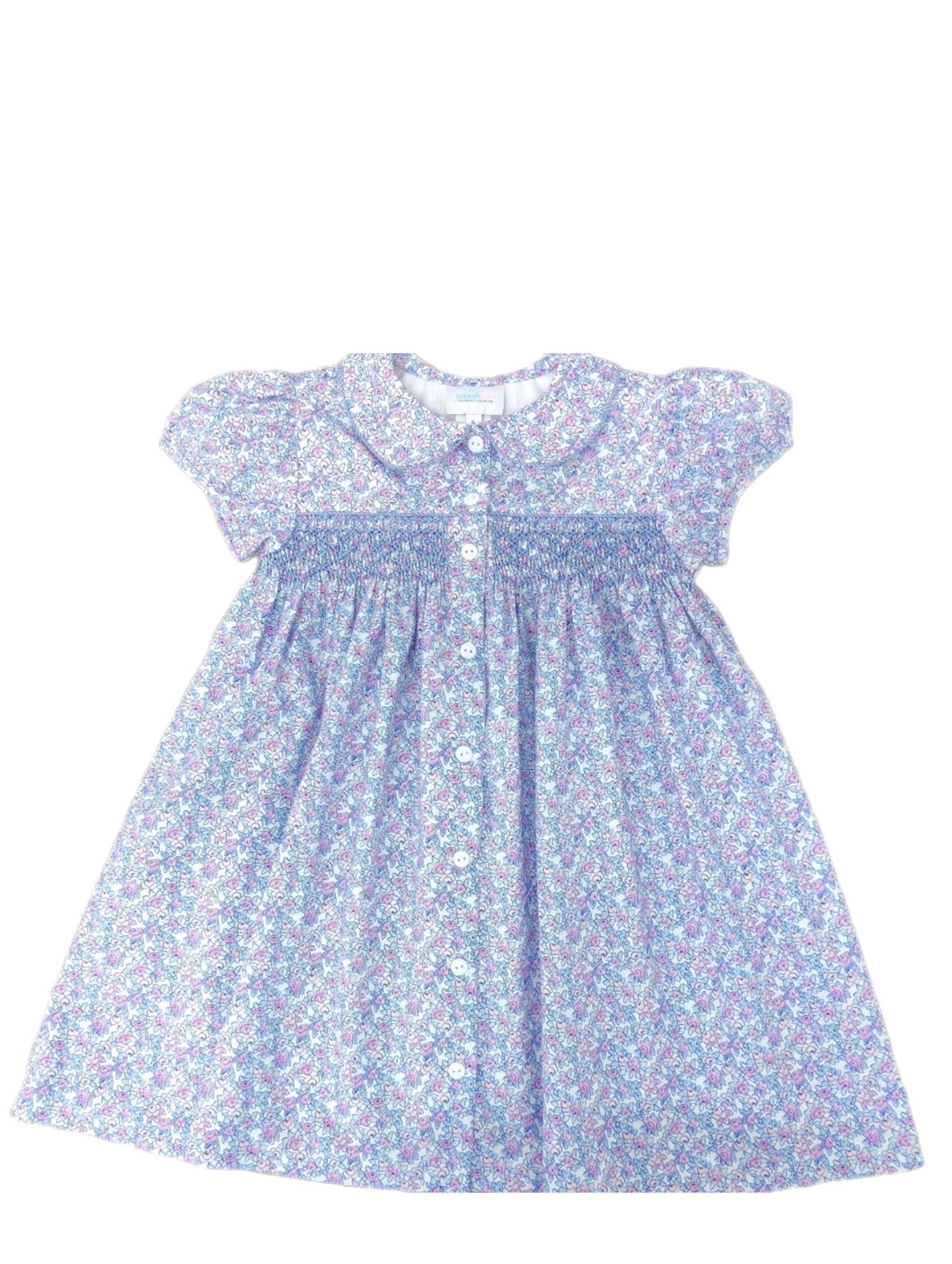 Ella Smocked Dress, Fall Floral