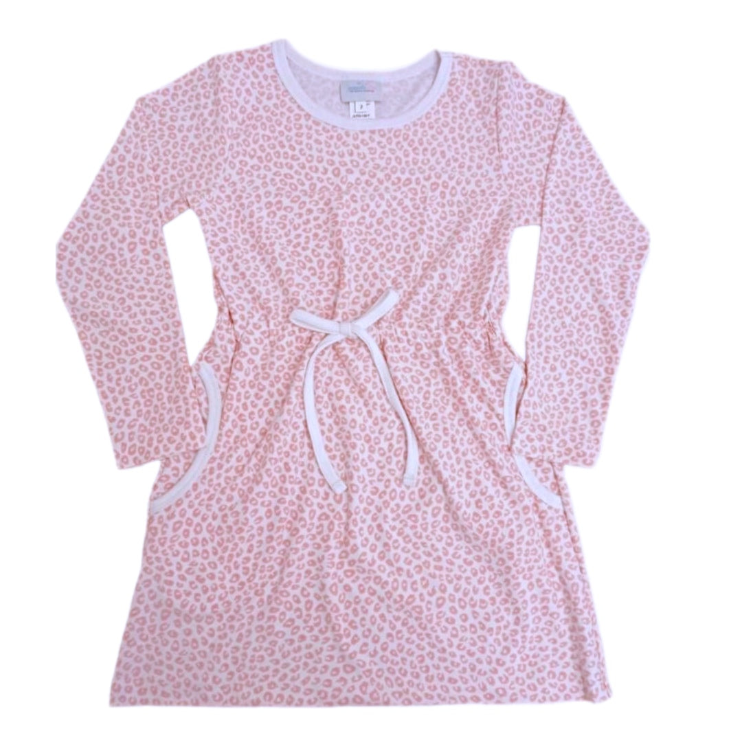Camille Dress, Pink Cheetah