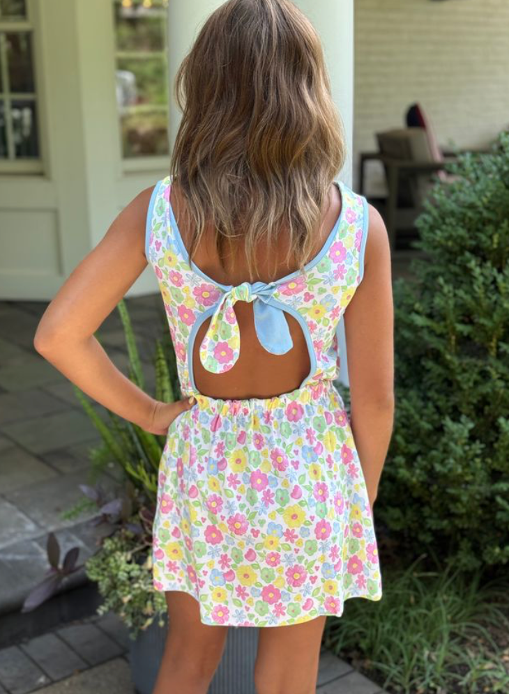 Kristin Knot Dress, Blossoms and Blooms ONLINE