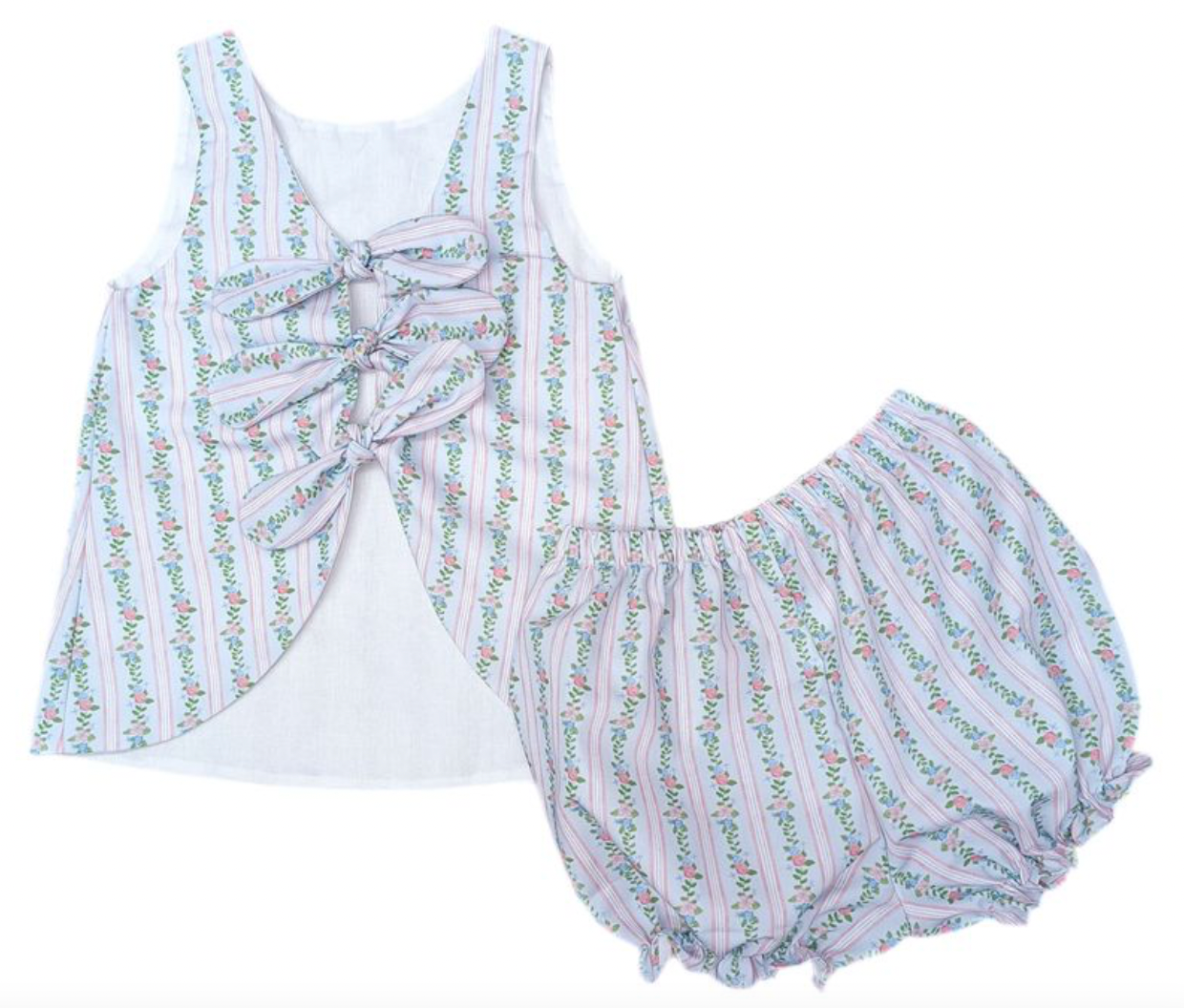 KINLEY BLOOMER SET/ PINK-BLUE FLORAL online