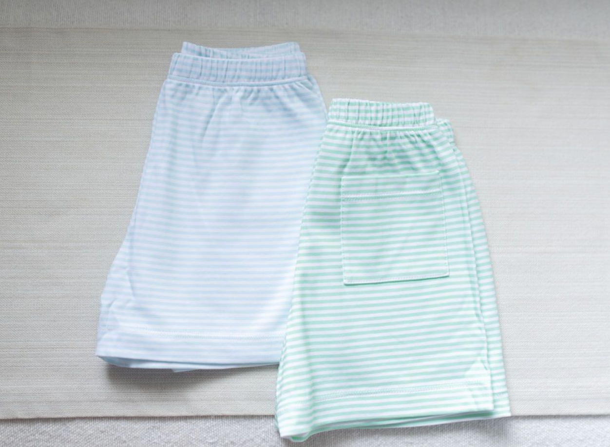Conrad Shorts Light Blue Stripe, Pickleball Knit online