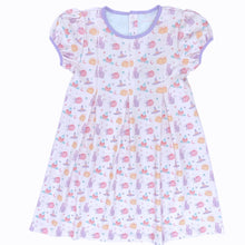 Penny Pleat Dress Without Collar, Halloween Pima Knit