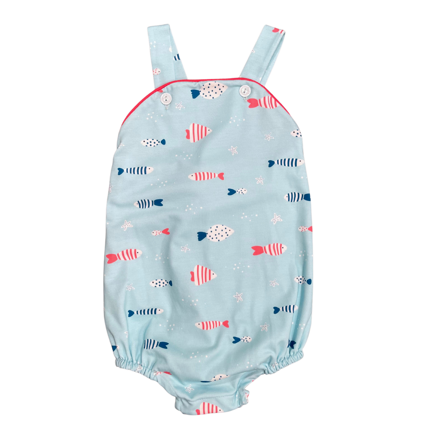 Louie Bubble in Fish Print