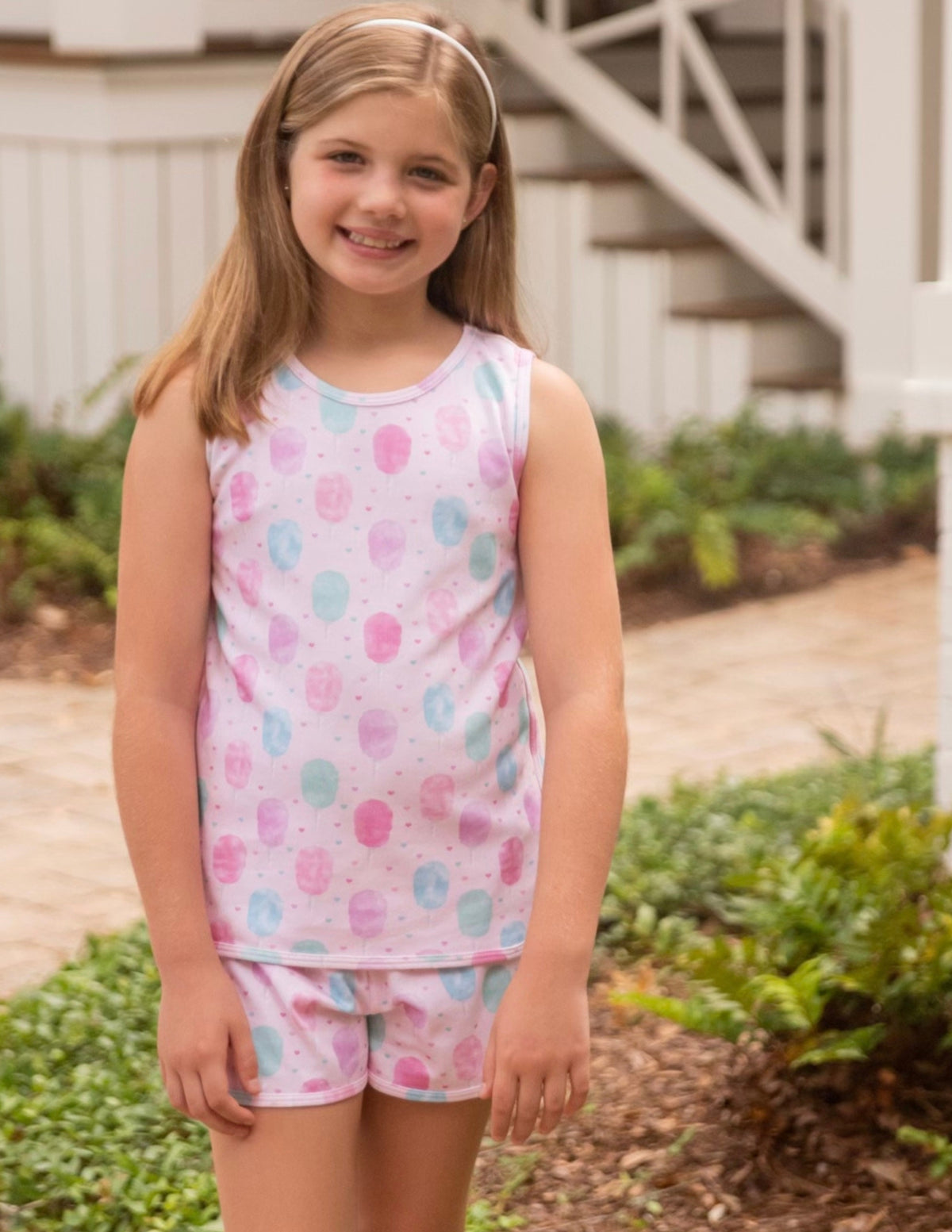 Two-Piece Lounge Set, Cotton Candy