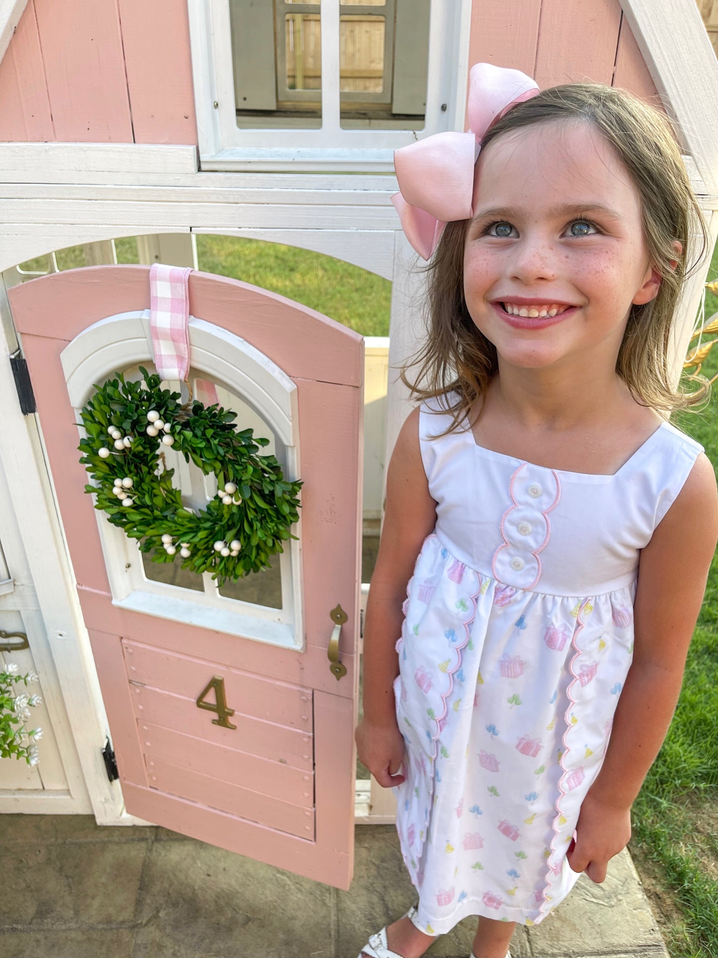 Sutton Scalloped Birthday Dress