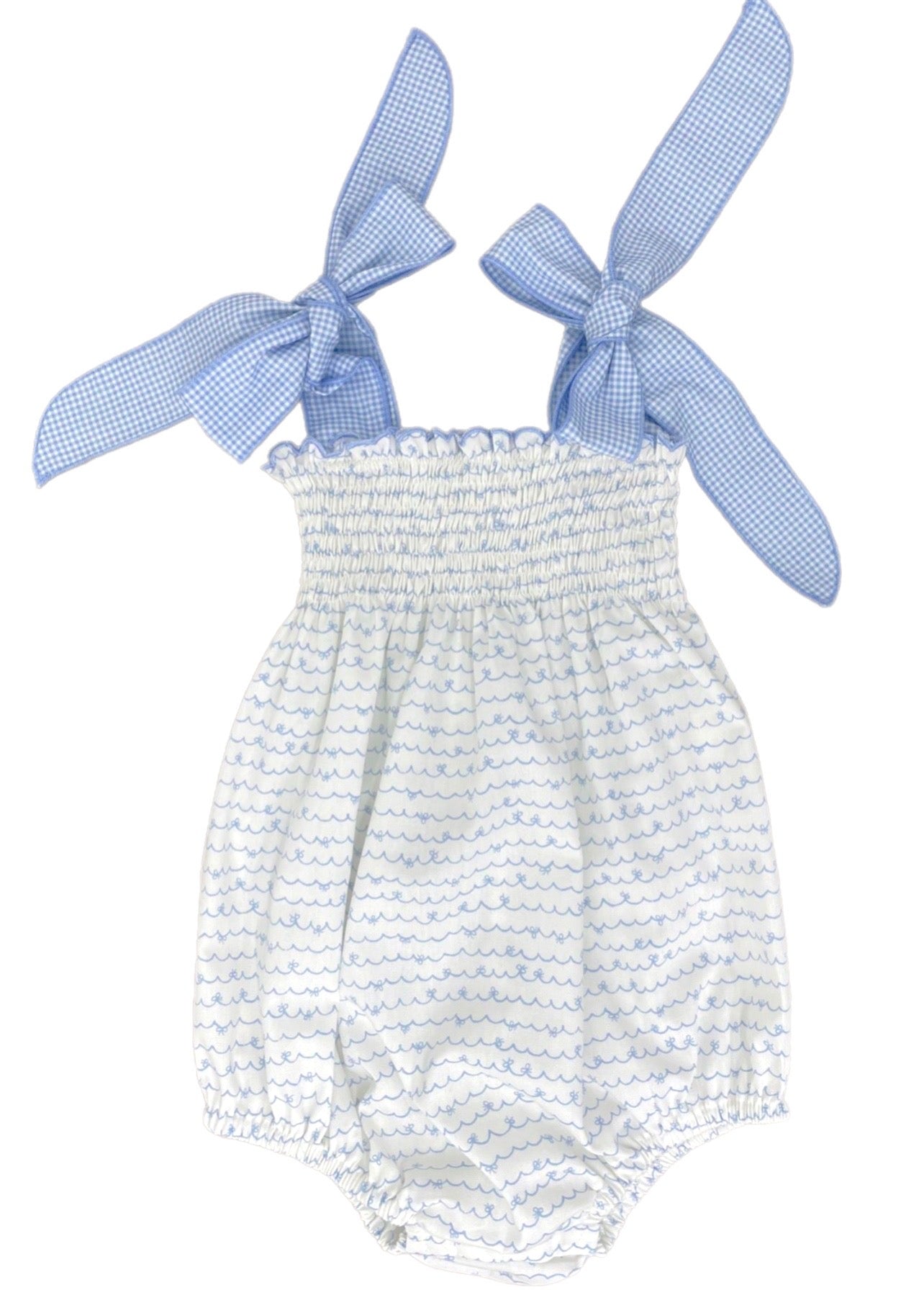 Bailey Blue Bow Bubble