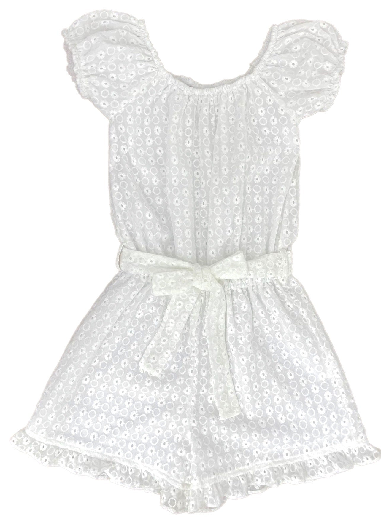 White Eyelet Romper