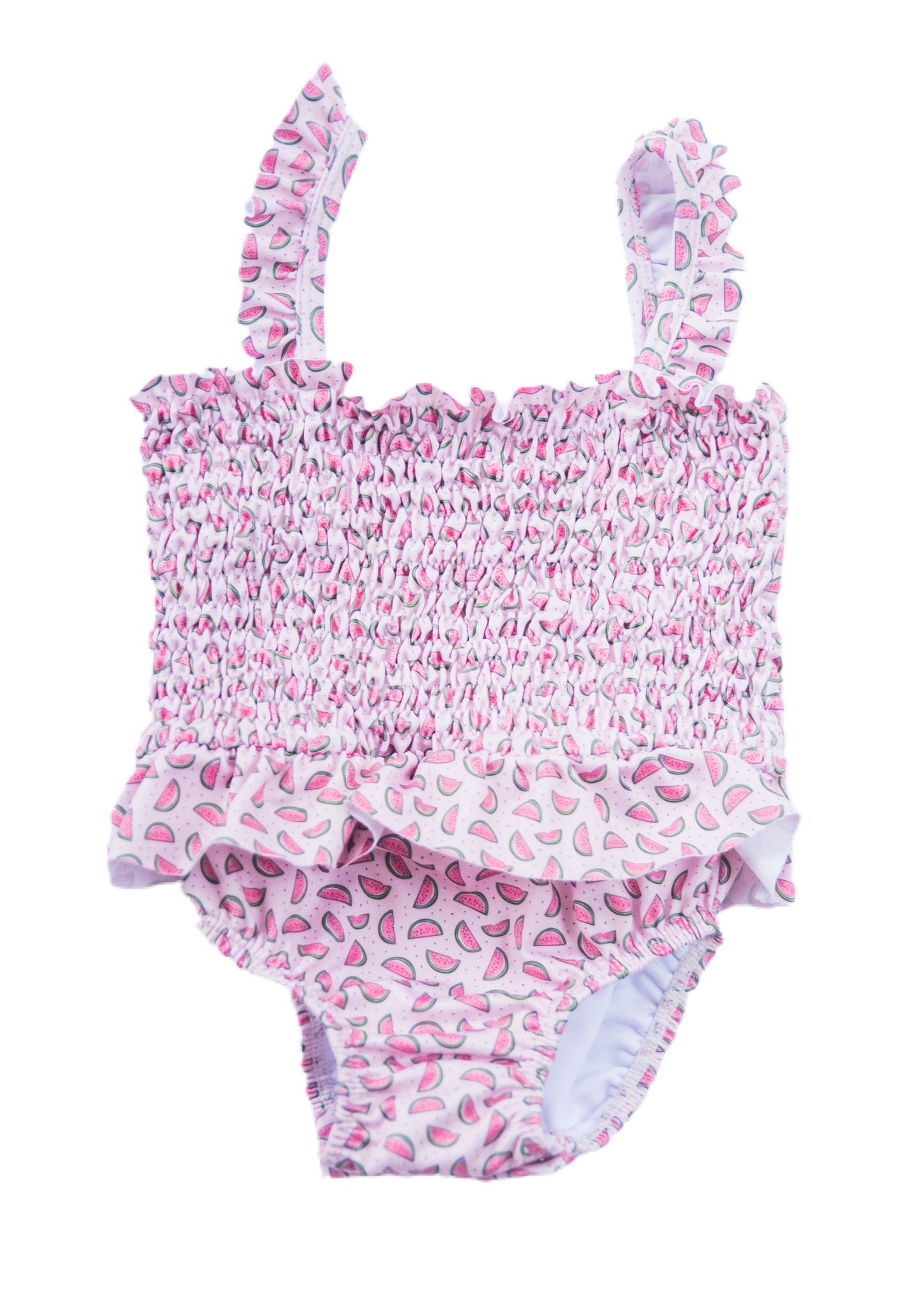 Willa Smocked Swim, Watermelon