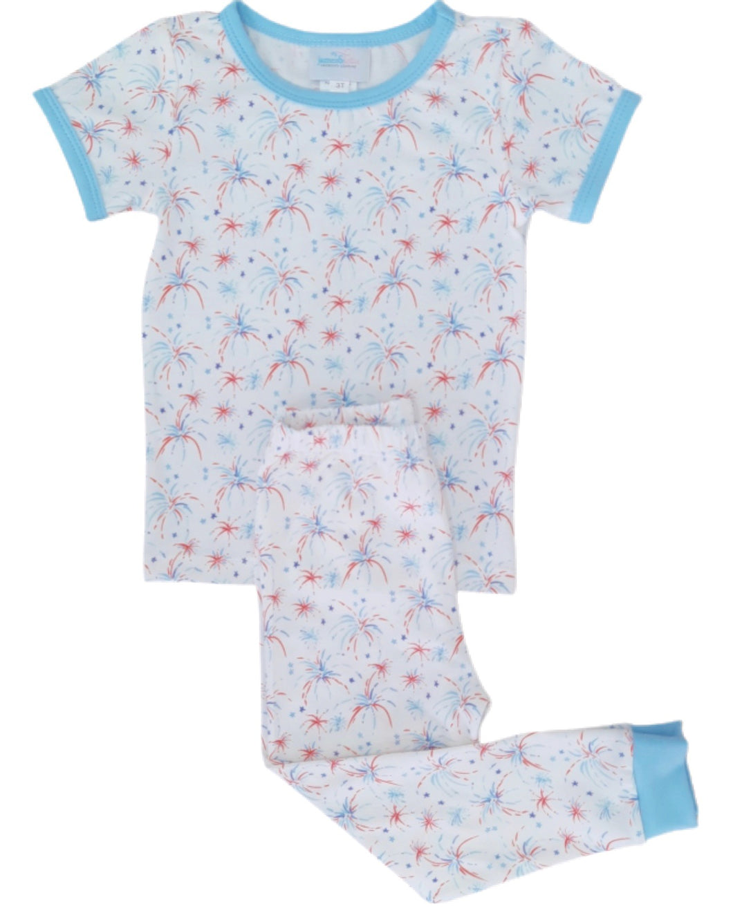 Two Piece Jammie Set, Fireworks (Ready to Ship)