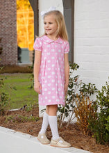 Penny Pleat Knit Dress, Pink Pumpkins