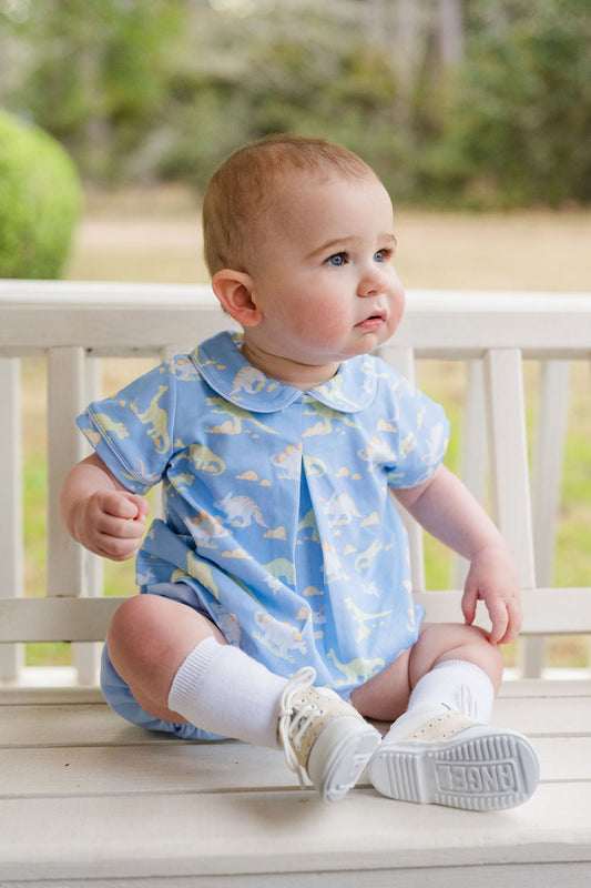 Rory Diaper Set, Dinosaur Knit