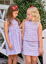 Sammy Dress, Patriotic Plaid (Ready to Ship)