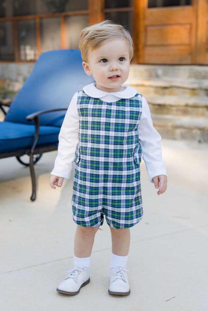 Reed Jon Jon, Kelly Green Plaid – James and Lottie INC