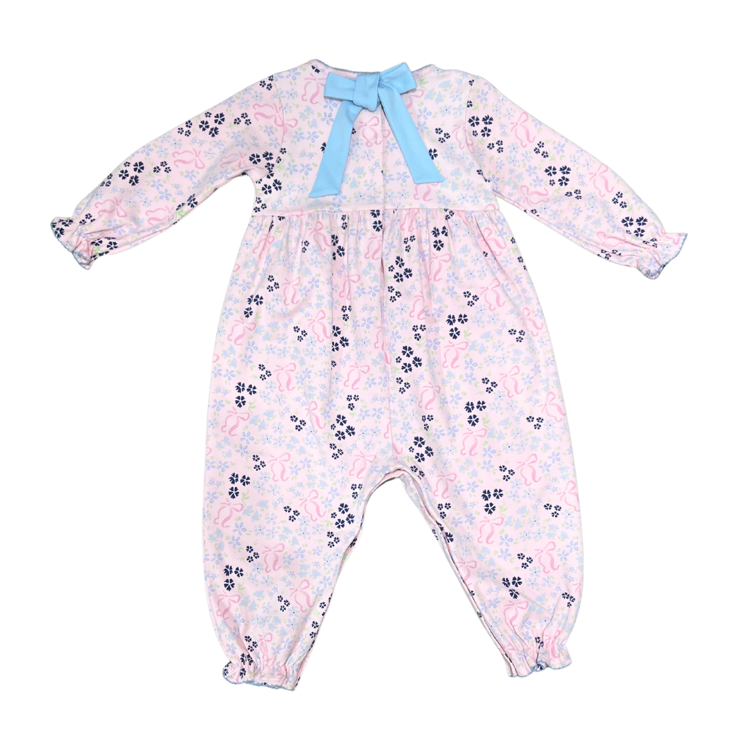 Isla Long Bubble, Floral Pima Knit