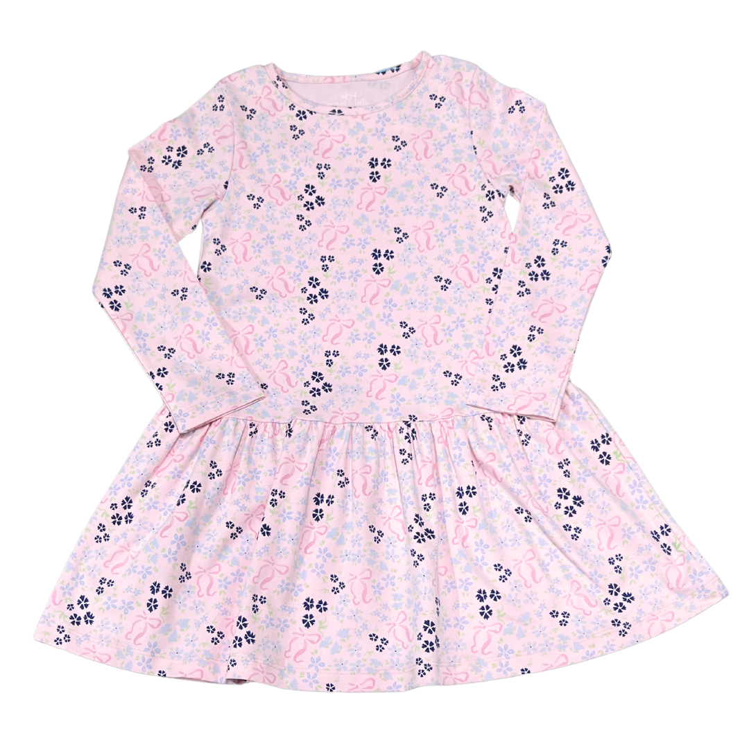 Loren Dress, Floral Pima Knit