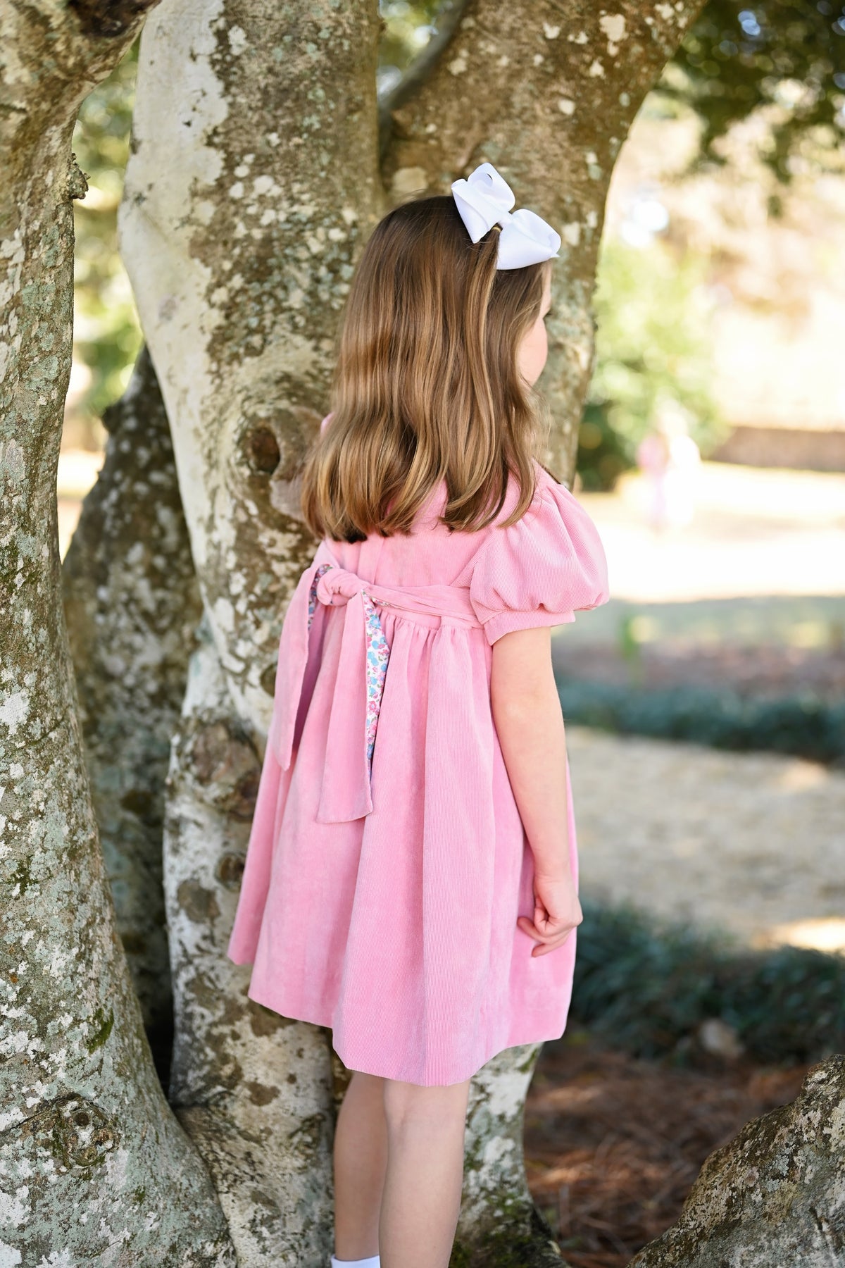 Ava Dress, Pink Cord
