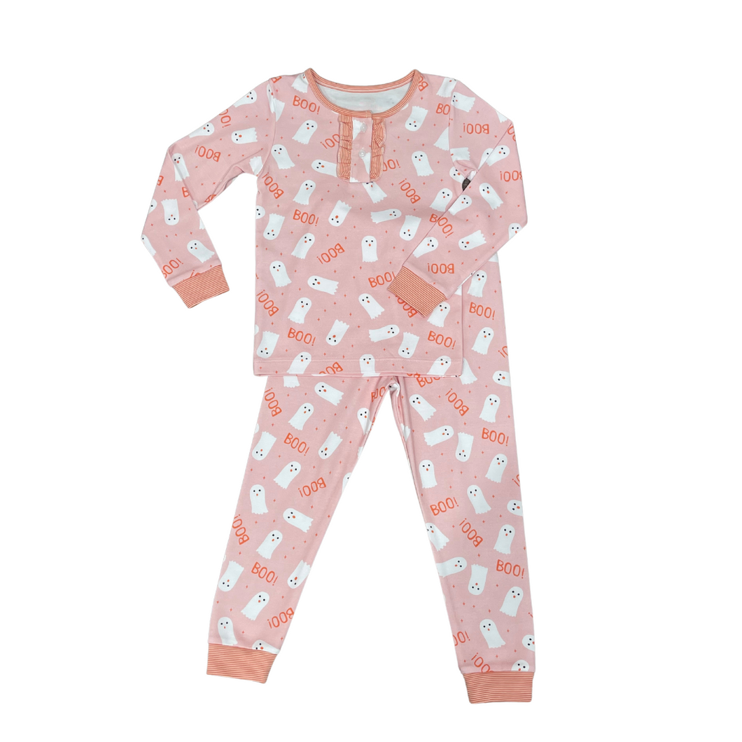 Ghost Two Piece Pima Jammies, Girl (Ready to Ship)