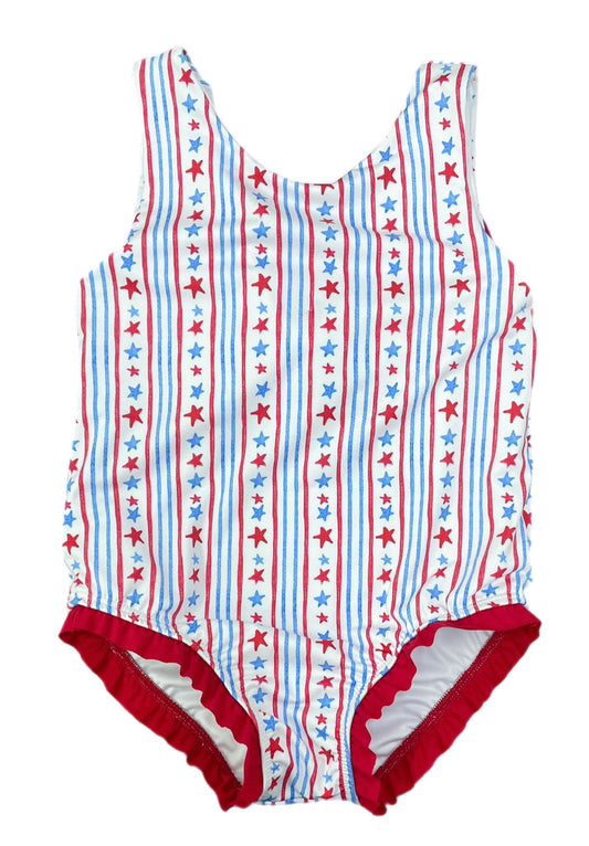 Lottie One Piece Swim, Patriotic Stars and Stripes online
