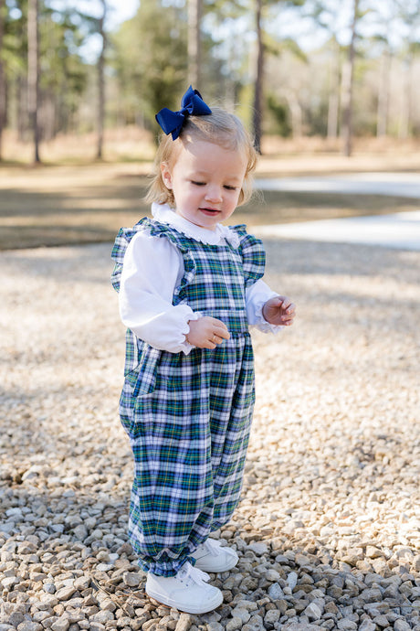 Ruthie Long Bubble, Kelly Green Plaid