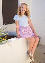 Sally Skirt Set, Back to School - Pink Crayon