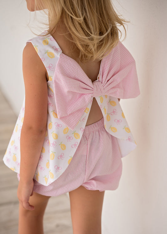 Lottie Bloomer/Banded Short Set, Squeeze the Day (Ready to Ship)