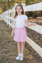 Sally Knit Skirt Set, Pink Pumpkins