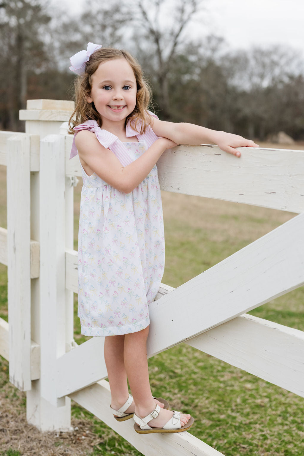Thea Dress, Bouquets & Bows (Ready to Ship)