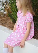 Penny Pleat Knit Dress, Pink Pumpkins