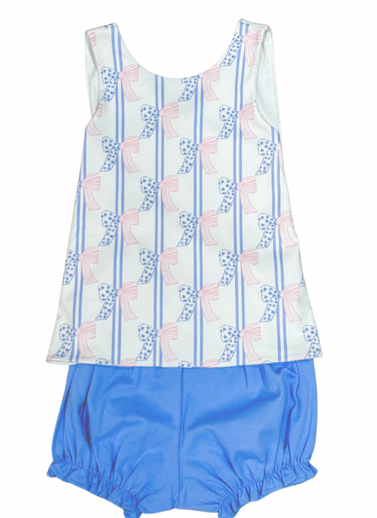 Sammy Bloomer Set, Patriotic Bow Knit online