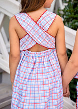 Sammy Dress, Patriotic Plaid (Ready to Ship)