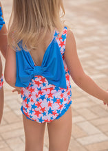 Lottie One Piece Swim, Patriotic Stars (Ready to Ship)