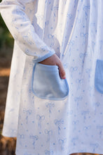 Lennon Dress, Blue Bows Knit