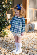 Sally Bloomer Set, Kelly Green Plaid