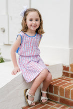 Kristin Knot Dress, Patriotic Knit (Ready to Ship)