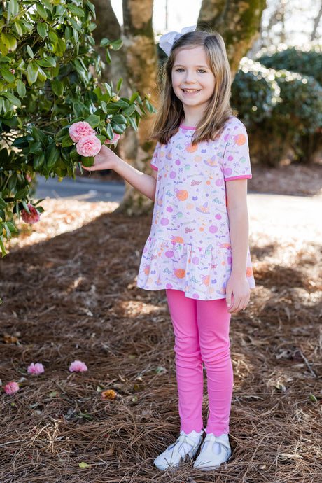 Peggie Peplum Legging Set, Tricks & Treats