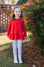 Peggie Peplum Legging Set, Full Bloom