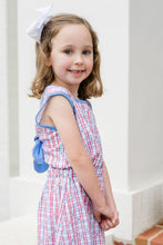 Kristin Knot Dress, Patriotic Knit (Ready to Ship)